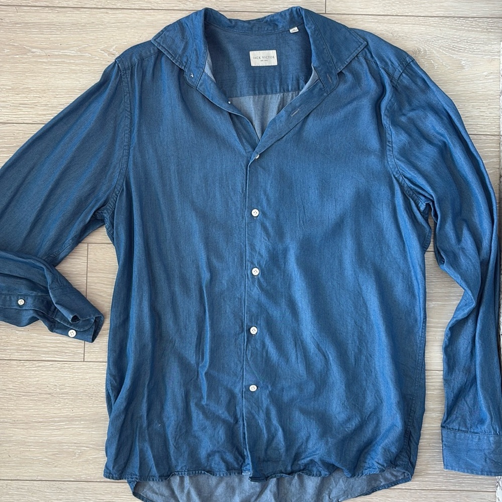 Jack Victor Blue Button Up
